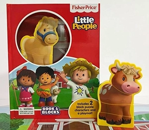 fisher price little people book & blocks