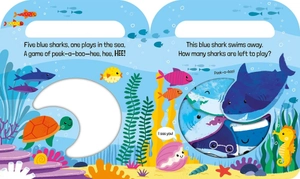 five blue sharks (count and carry with me!)