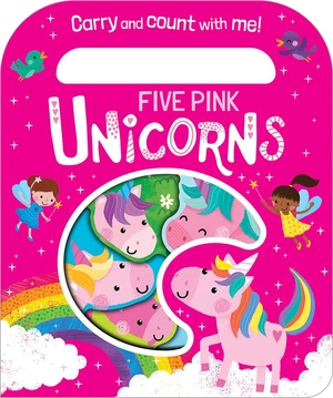 five pink unicorns (count and carry with me!)