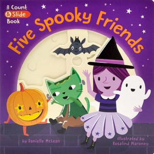 five spooky friends: a count & slide book