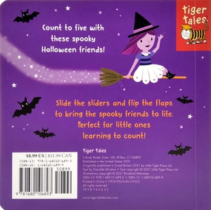 five spooky friends: a count & slide book
