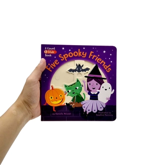 five spooky friends: a count & slide book