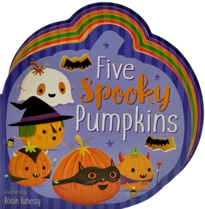 five spooky pumpkins