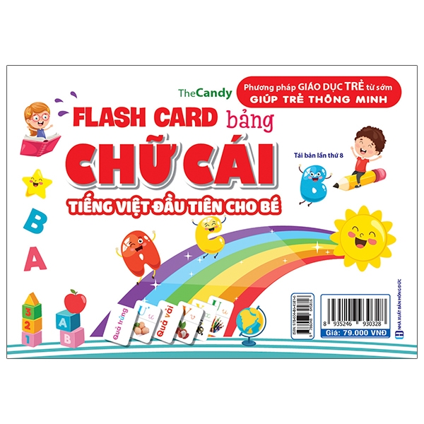 flash card bảng chữ cái tiếng việt đầu tiên cho bé (tái bản)