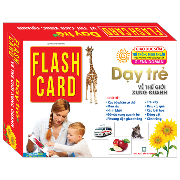 flash card - giáo dục sớm thẻ thông minh chuẩn glenn doman - dạy trẻ về thế giới xung quanh (tái bản 2023)