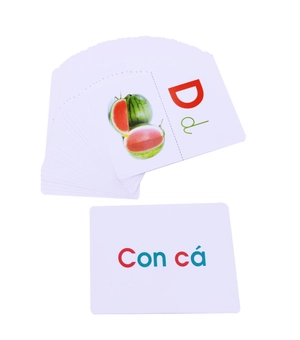 flash card glenn doman - thế giới quanh em - bảng chữ cái tiếng việt (tái bản 2023)