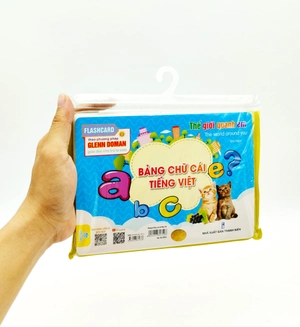 flash card glenn doman - thế giới quanh em - bảng chữ cái tiếng việt (tái bản 2023)