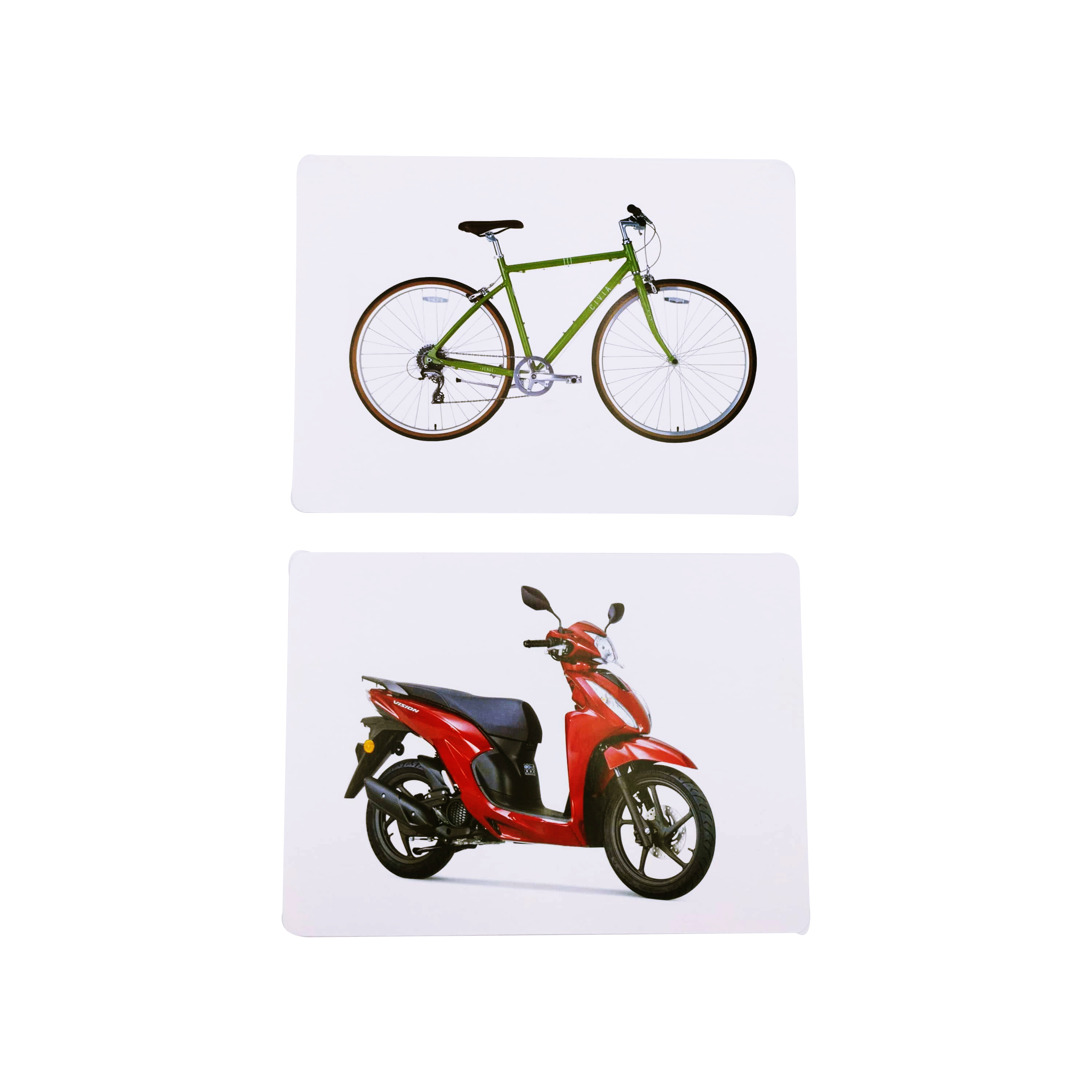 flash card glenn doman - thế giới quanh em - phương tiện giao thông