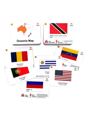 flash card - quốc kỳ các nước trên thế giới