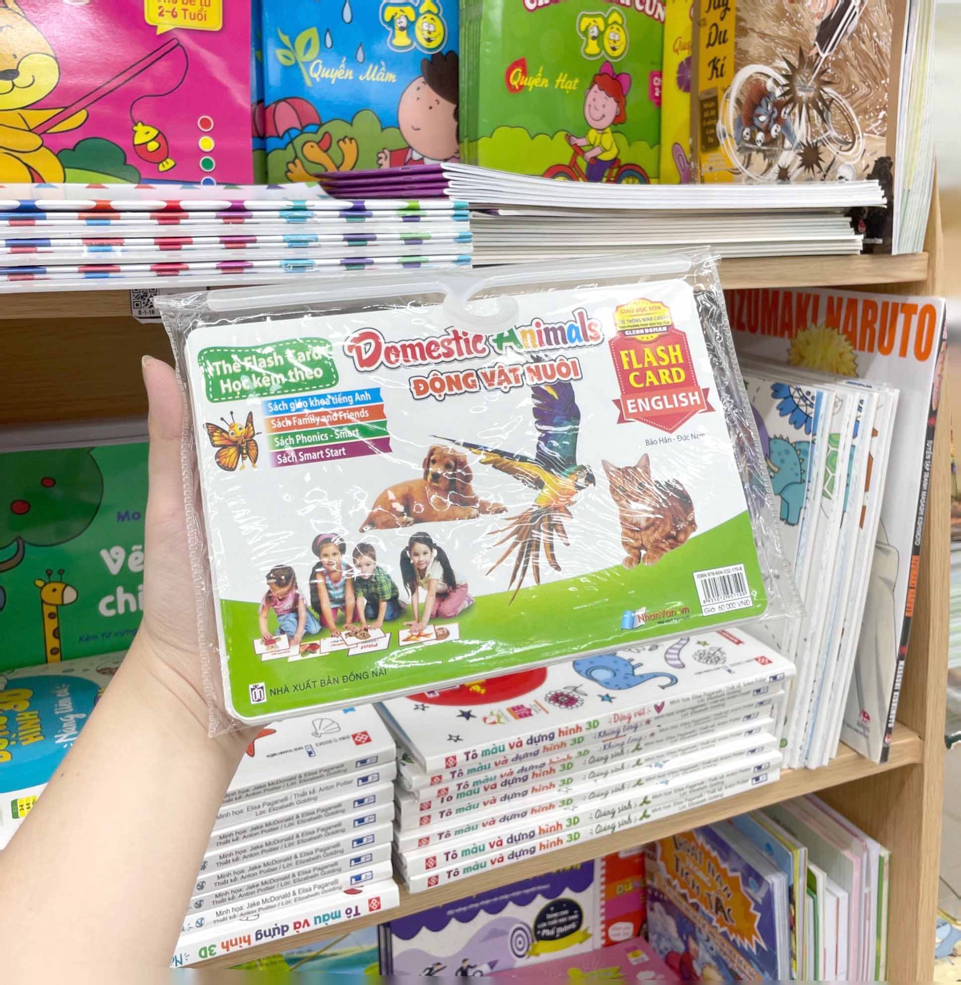 flash card tiếng anh - domestic animals (động vật nuôi) (tái bản 2023)