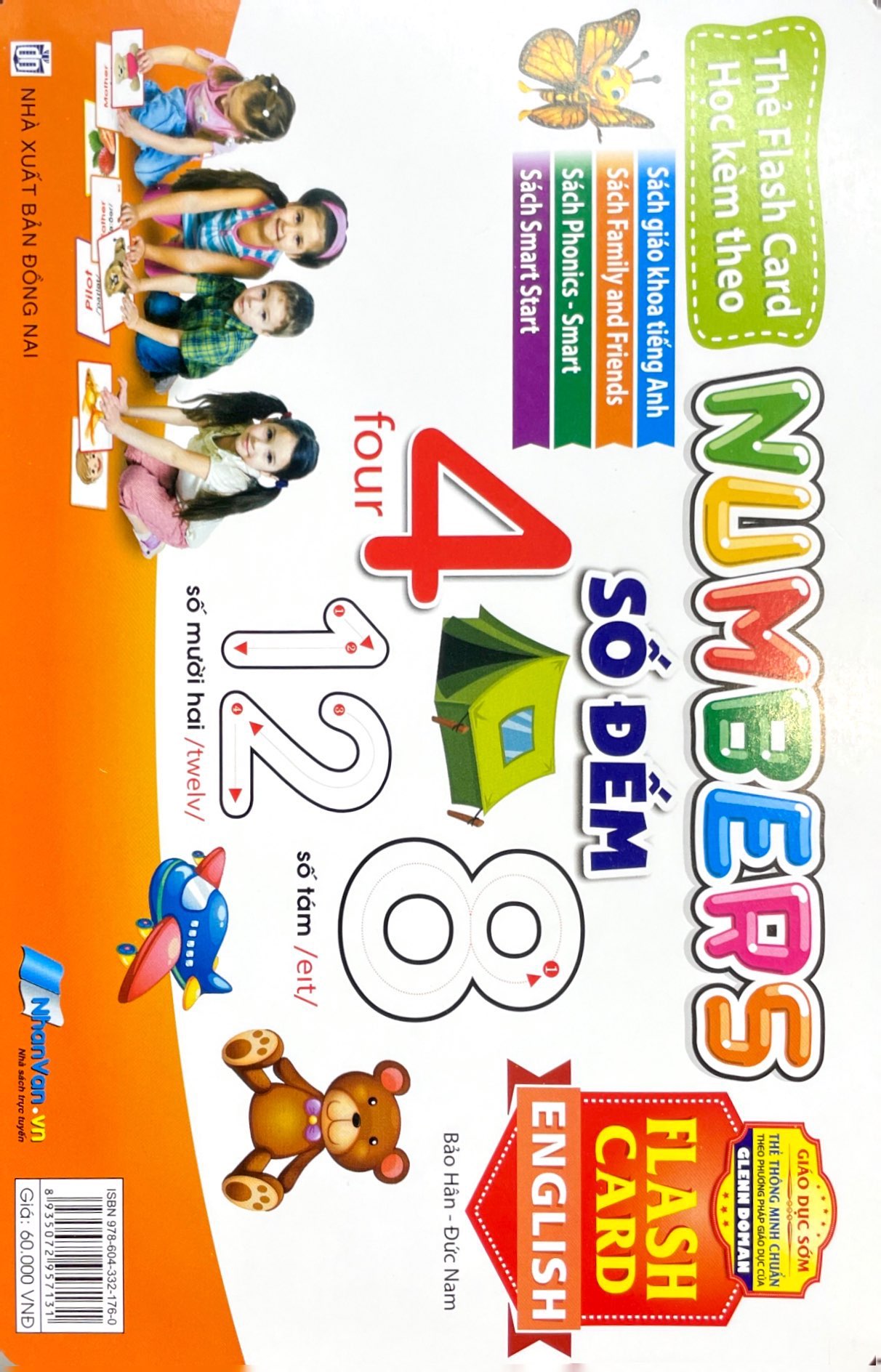 flash card tiếng anh - number (số đếm) (tái bản 2023)