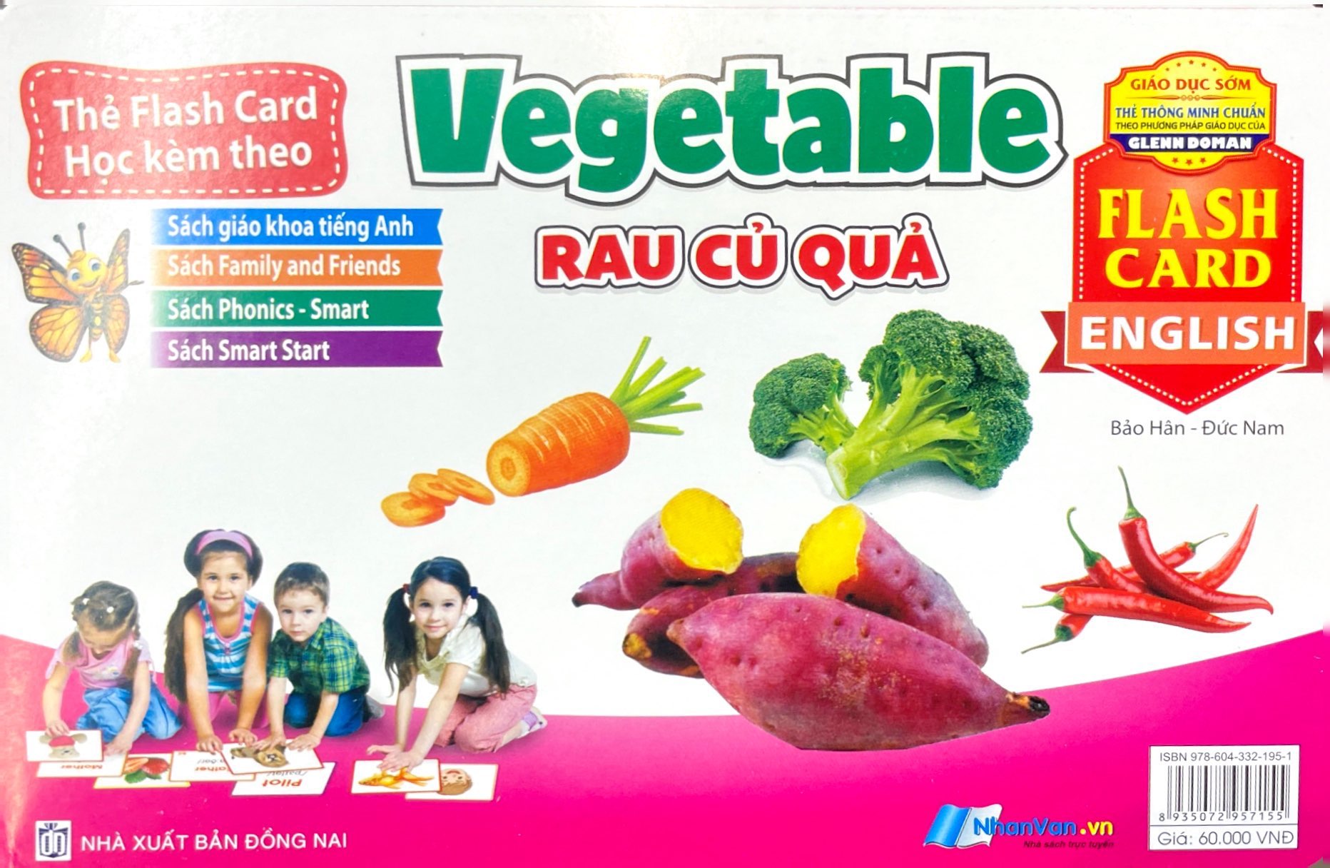 flash card tiếng anh - vegetable (rau củ quả) (tái bản 2023)