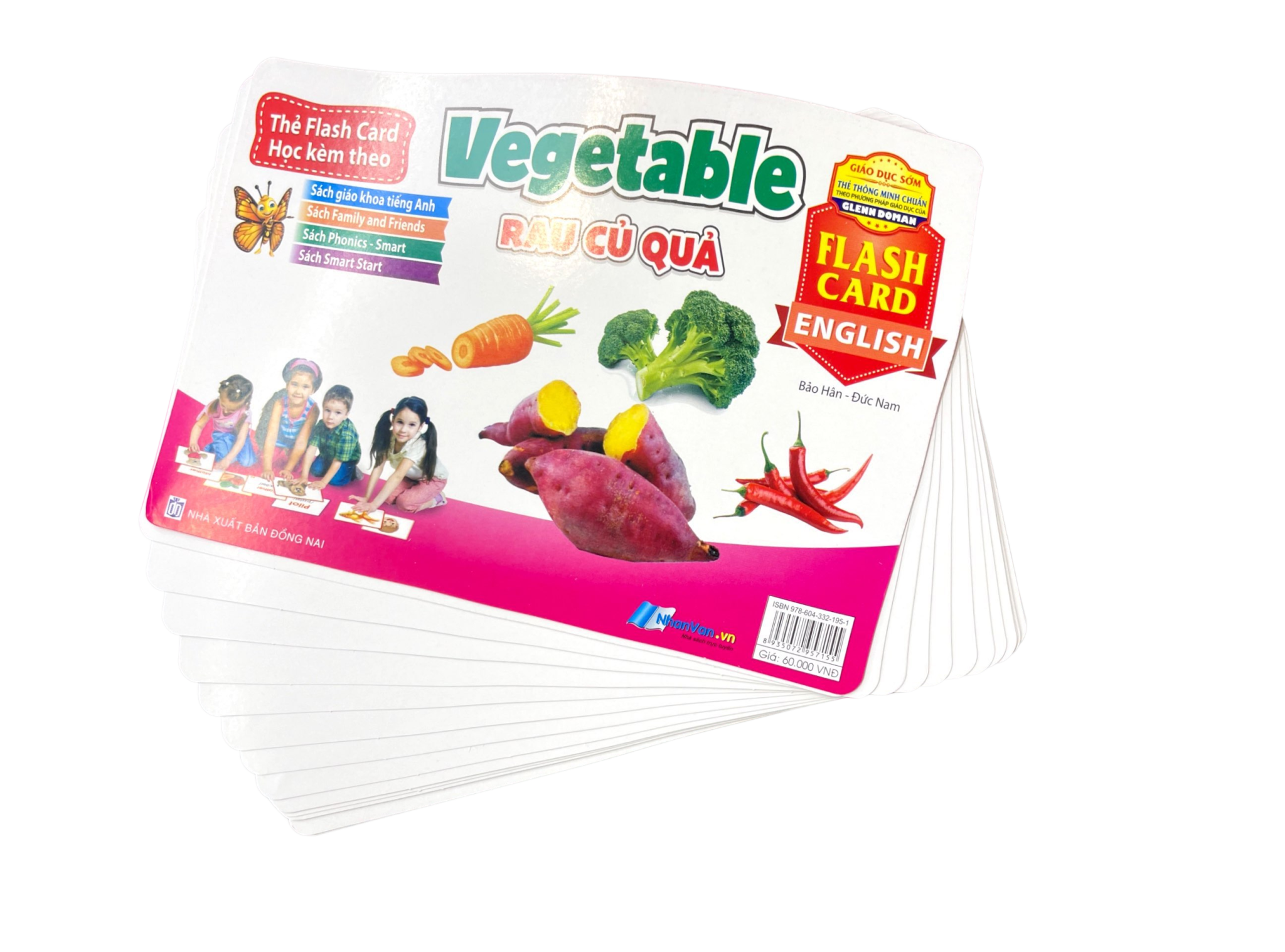 flash card tiếng anh - vegetable (rau củ quả) (tái bản 2023)