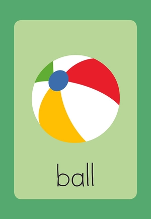 flash cards - first learning orange (25 cards)