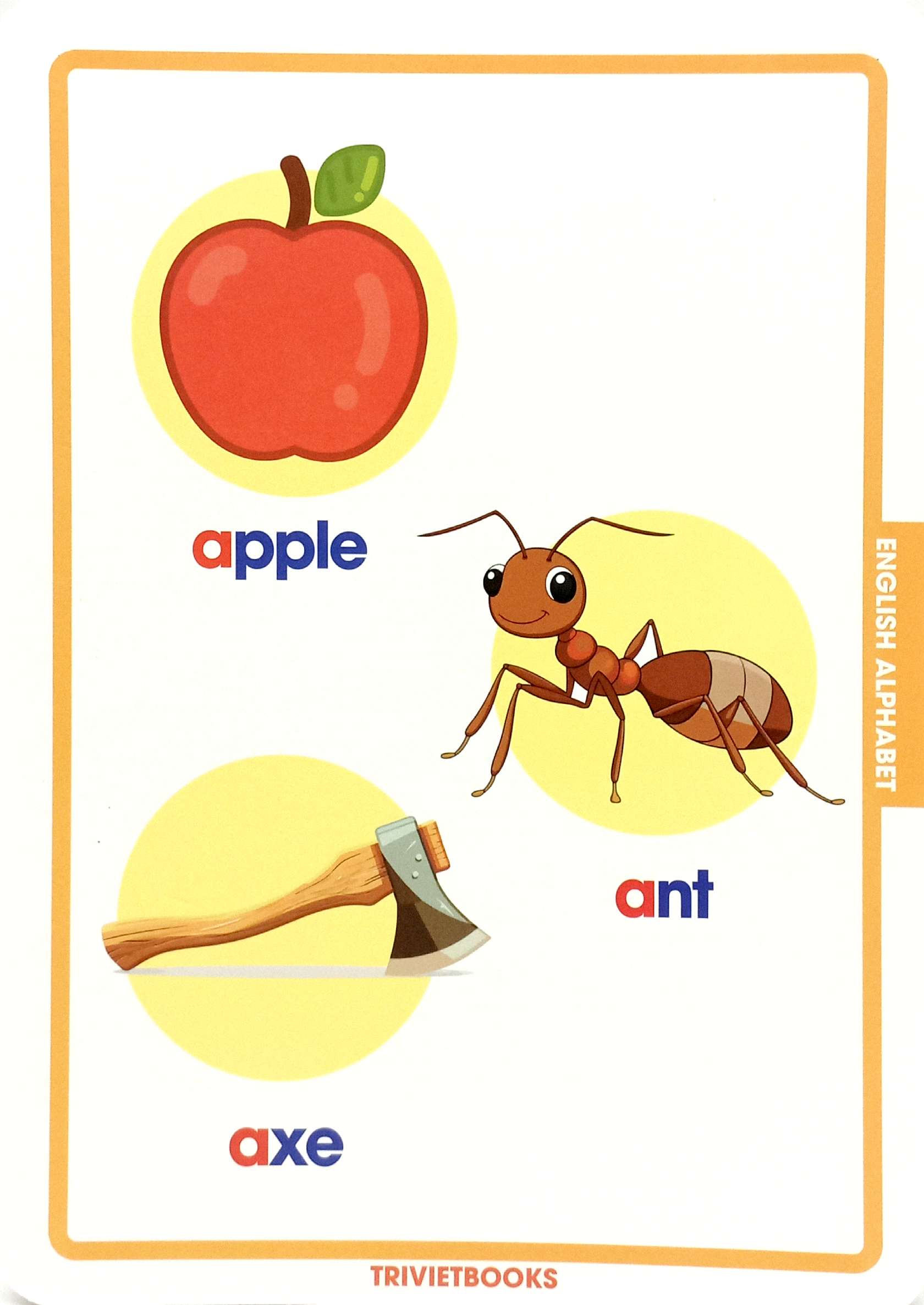 flashcard bảng chữ cái tiếng anh - english alphabet