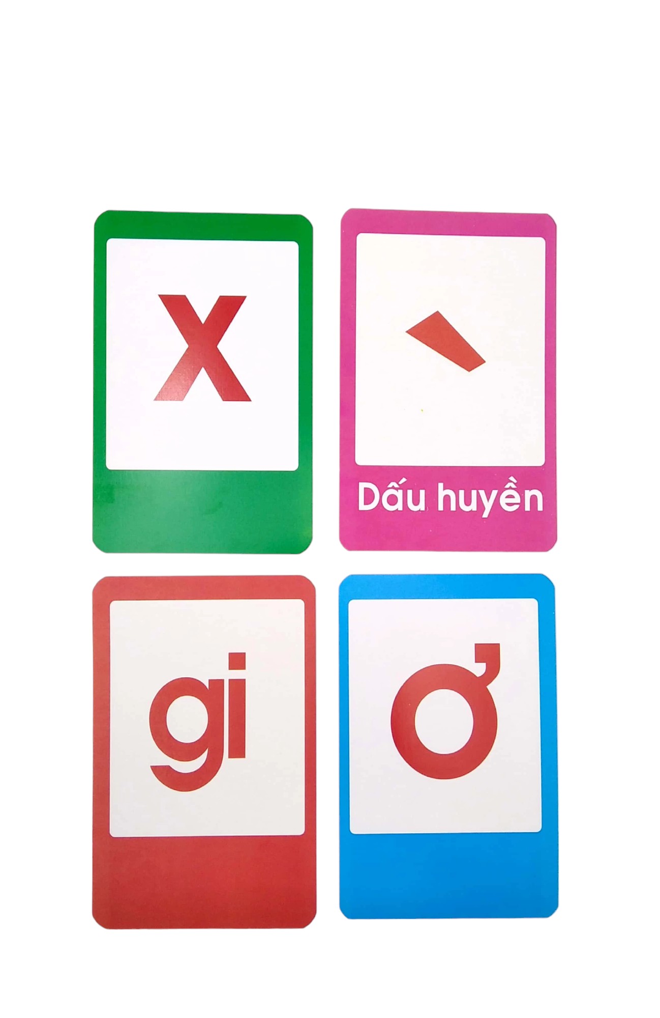 flashcard - bộ thẻ học ghép vần tiếng việt - chữ cái chữ ghép và dấu thanh (theo chuẩn chương trình giáo dục mới)