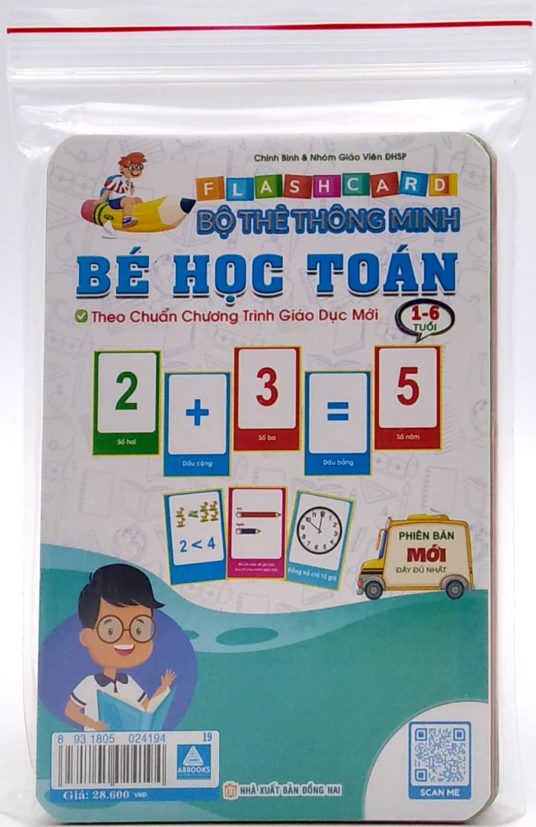 Flashcard - Bo The Thong Minh - Be Hoc Toan (1-6 Tuoi)