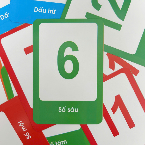 Flashcard - Bo The Thong Minh - Be Hoc Toan (1-6 Tuoi) (Tai Ban 2025)