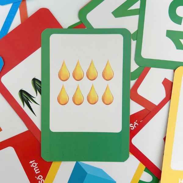 Flashcard - Bo The Thong Minh - Be Hoc Toan (1-6 Tuoi) (Tai Ban 2025)