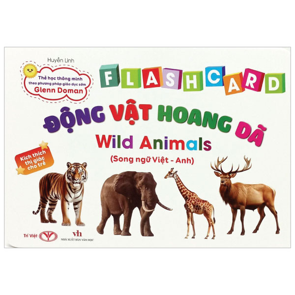 flashcard động vật hoang dã - wild animals