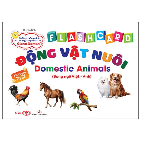 flashcard động vật nuôi - domestic animals