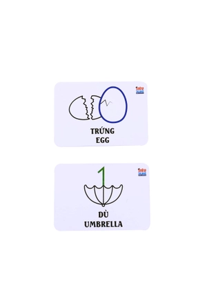 flashcard kỹ thuật shape - nhớ dễ dàng những con số