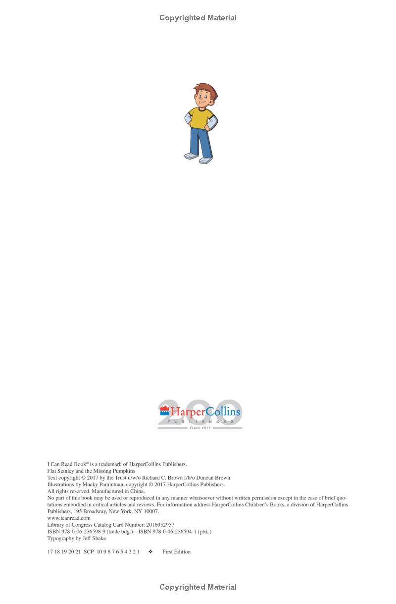 Flat Stanley And The Missing Pumpkins