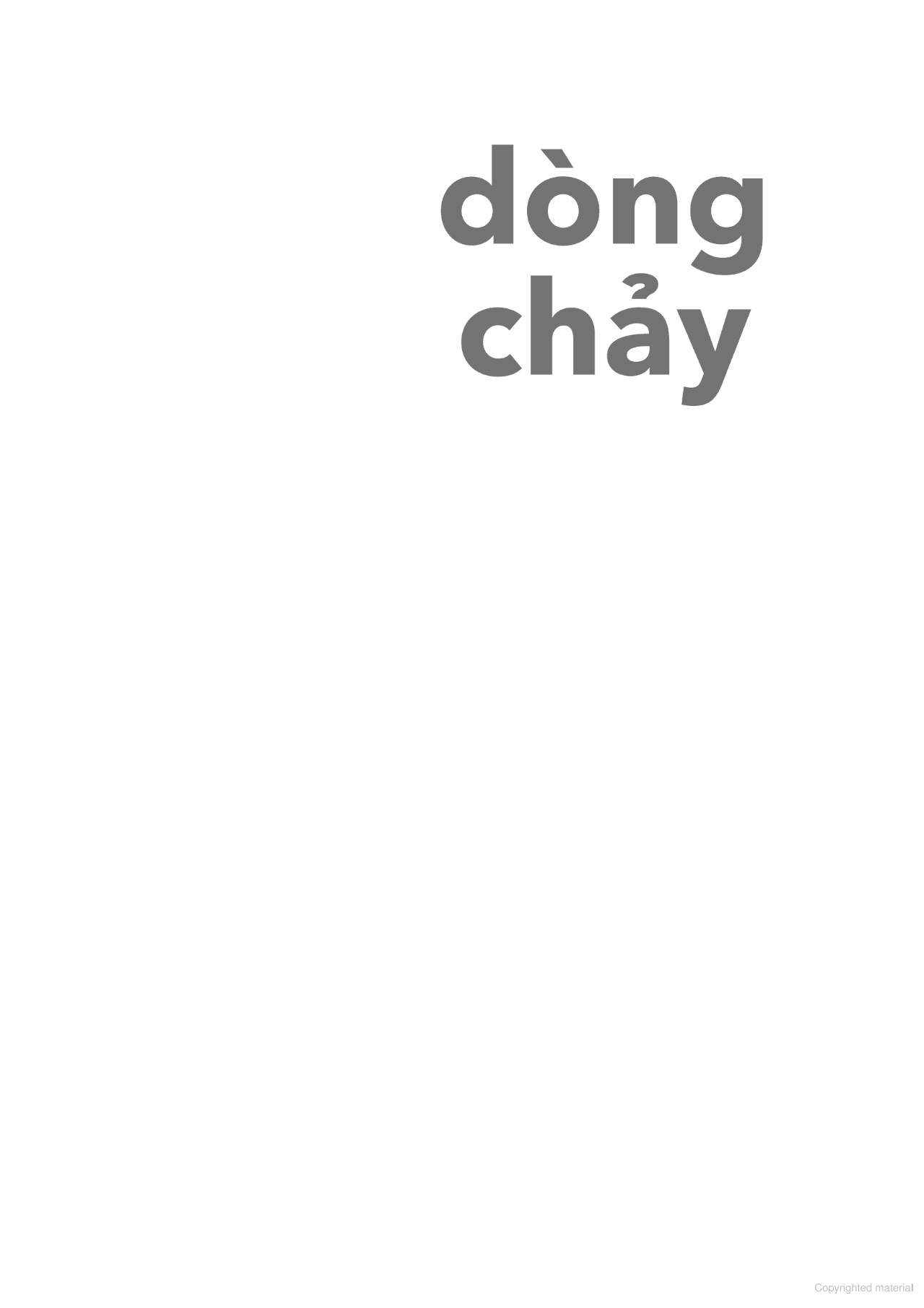 flow - dòng chảy