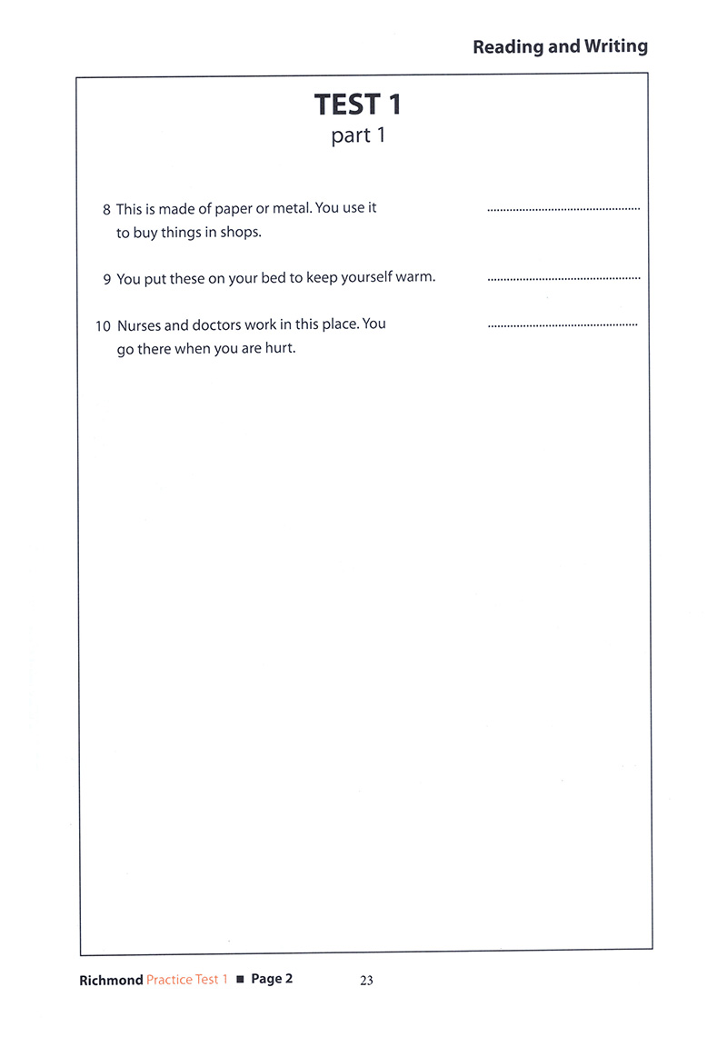 flyers -richmond practice tests flyers