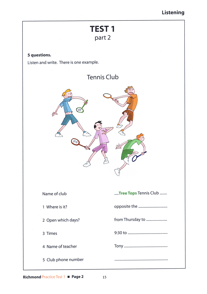 flyers -richmond practice tests flyers