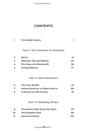 focus: the hidden driver of excellence