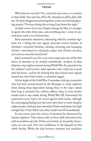 focus: the hidden driver of excellence