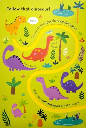 follow that dinosaur! (trace the trails)