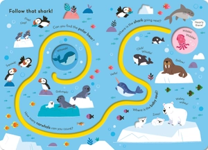 follow that shark! (trace the trails)