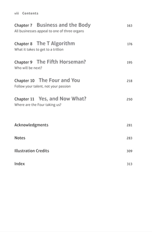 four : the hidden dna of amazon, apple, facebook, and google