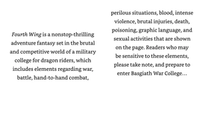 fourth wing (international edition)