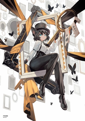 frame lack画集&超速作画術 - frame lack artworks and high-speed drawing techniques