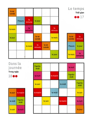 francais wodoku (a1-a2) - vui học từ vựng với ô chữ sudoku
