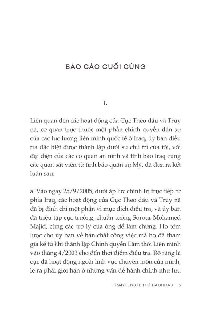 franken-stein ở baghdad