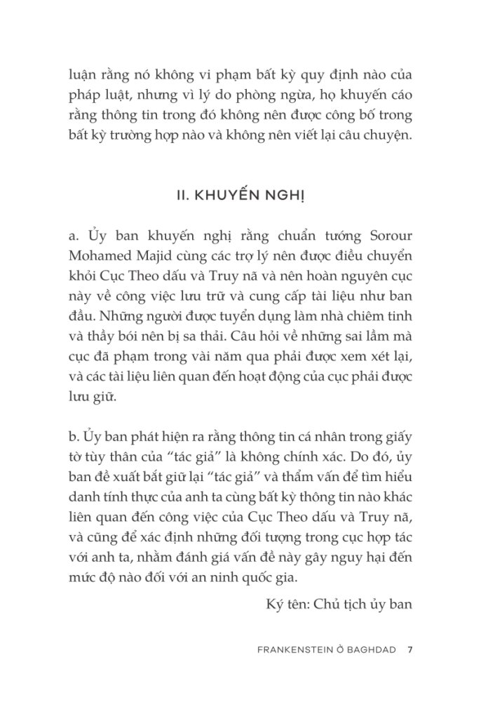 franken-stein ở baghdad