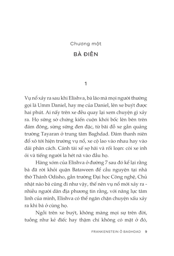 franken-stein ở baghdad