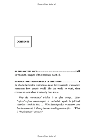 freakonomics: a rogue economist explores the hidden side of everything