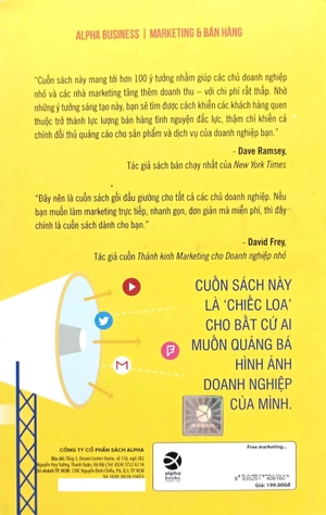 free marketing - 101 ý tưởng phát triển doanh nghiệp với chi phí thấp (tái bản 2017)