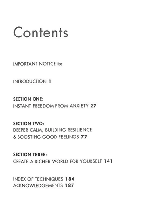 freedom from anxiety