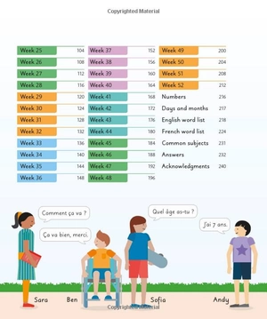 french for everyone junior 5 words a day: learn and practise 1,000 french words