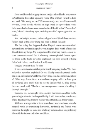 friends, lovers, and the big terrible thing: a memoir