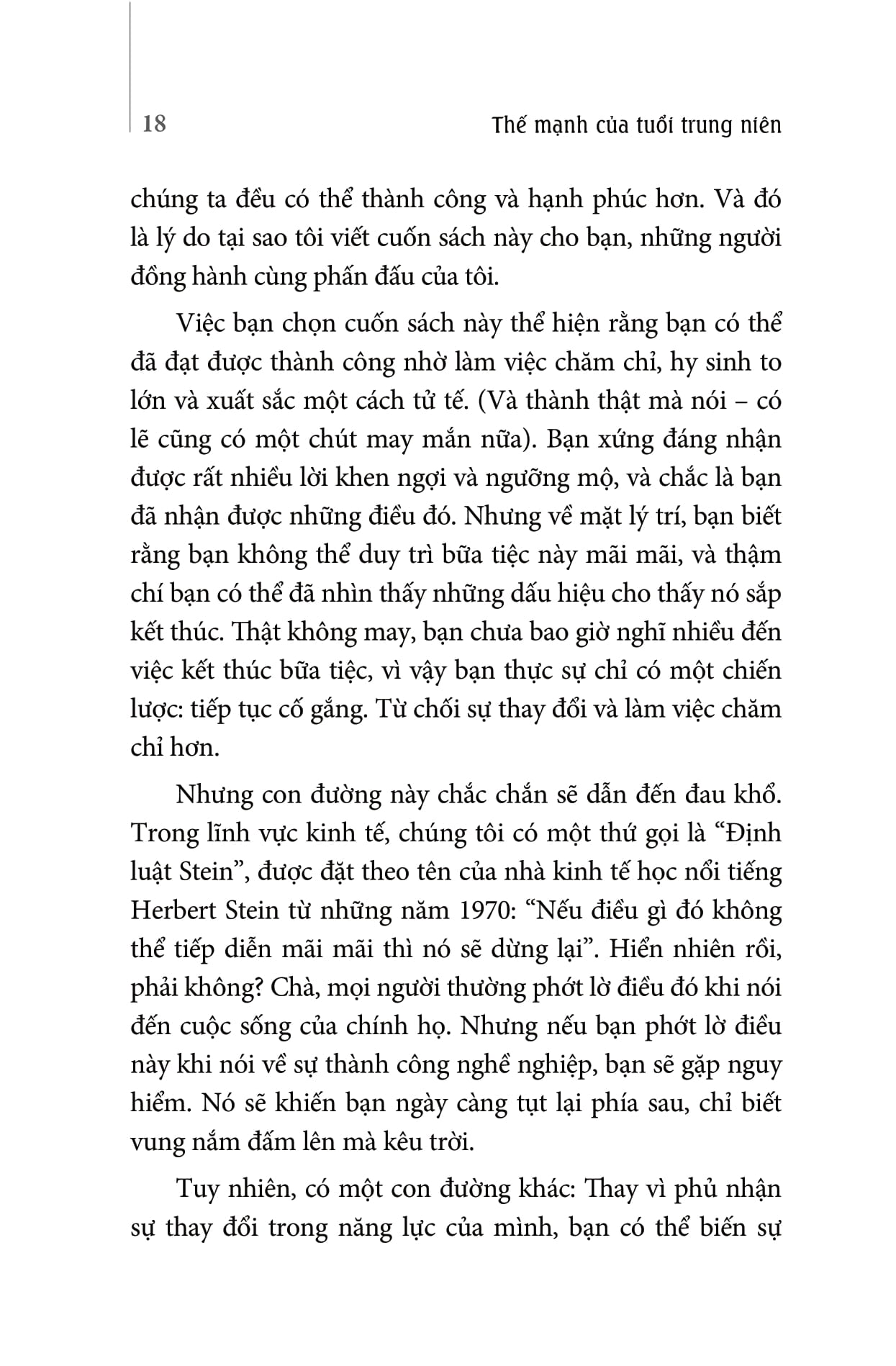 from strength to strength - thế mạnh tuổi trung niên