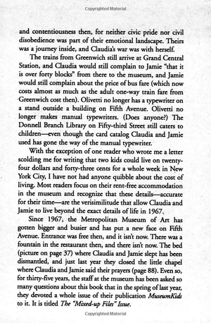 from the mixed-up files of mrs. basil e. frankwieler – e.l. konigsburg