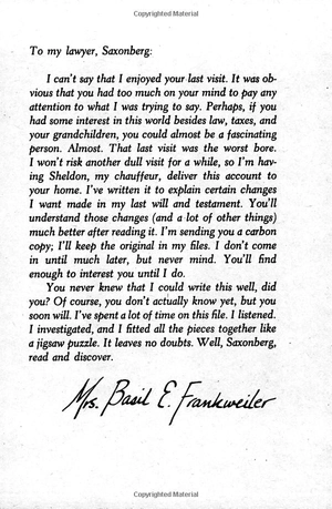 from the mixed-up files of mrs. basil e. frankwieler – e.l. konigsburg