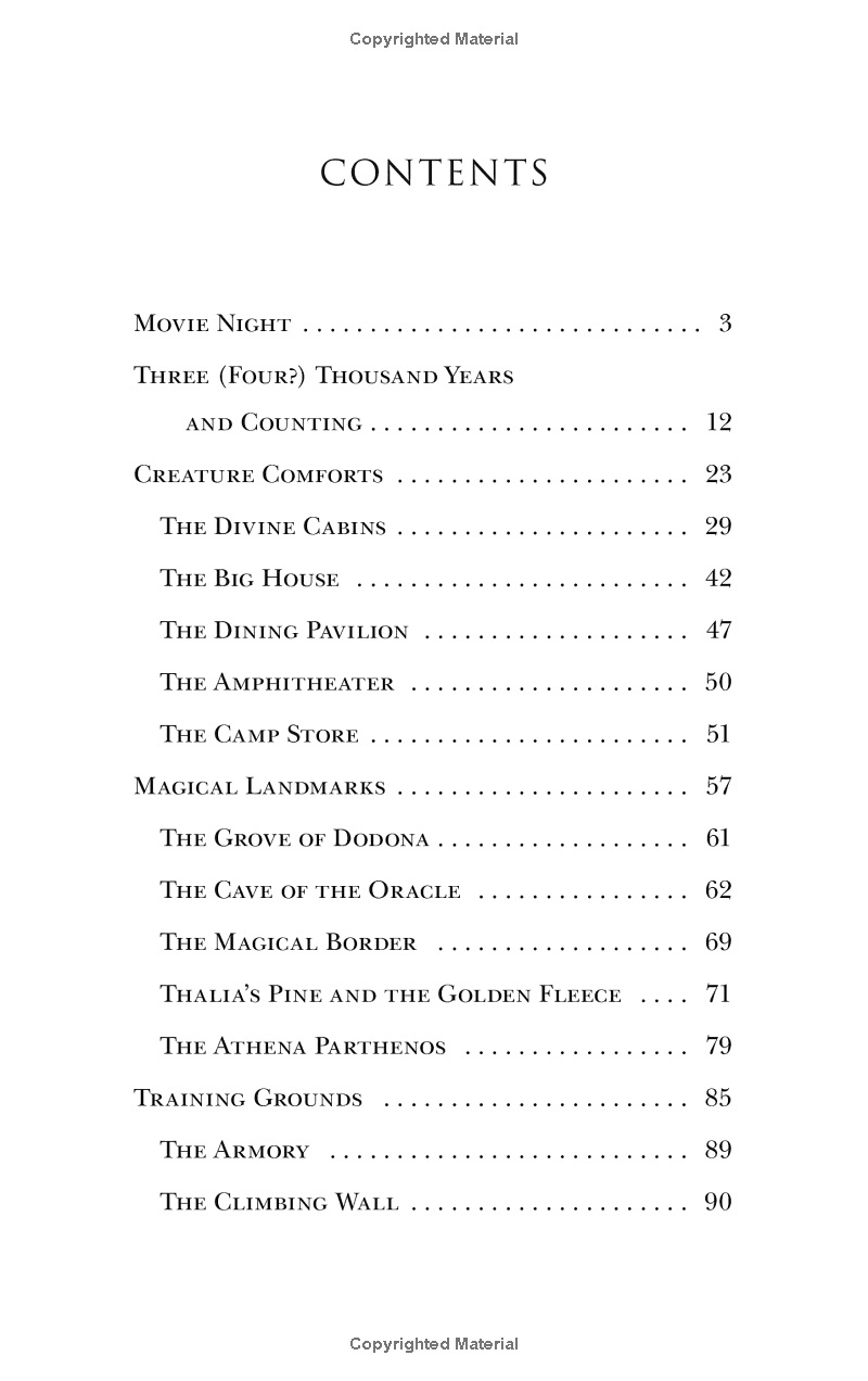 From The World Of Percy Jackson Camp Half-Blood Confidential